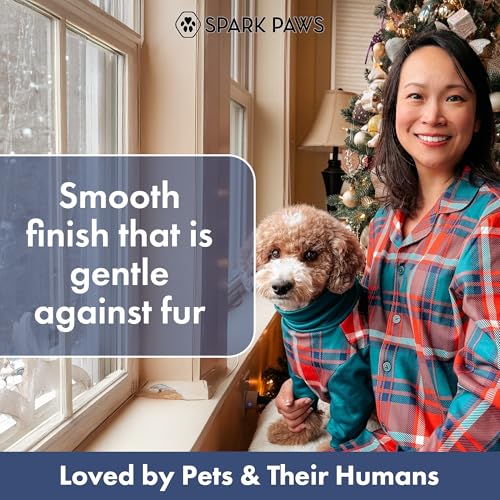 Image of Spark Paws Dog Christmas Pajama, Dog Recovery Suit Male, Onesie, Ultra-Soft and 4-Way Stretch, for Small Medium and Large Breeds - Green and Red Plaid - 5XL