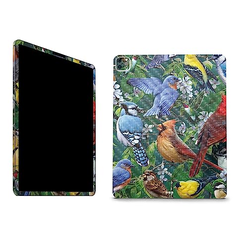 Image of MightySkins Carbon Fiber Skin Compatible with Apple iPad Pro 12.9 inch M2 6th Gen (2022) Full Wrap Kit - Penguin | Protective, Durable Textured Carbon Fiber Finish | Easy to Apply | Made in The USA