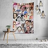 CaryJShelby Matthew Gray Gubler Tapestry Wall Hanging,Flag Straight Tapestry Bedding Tapestry Art...