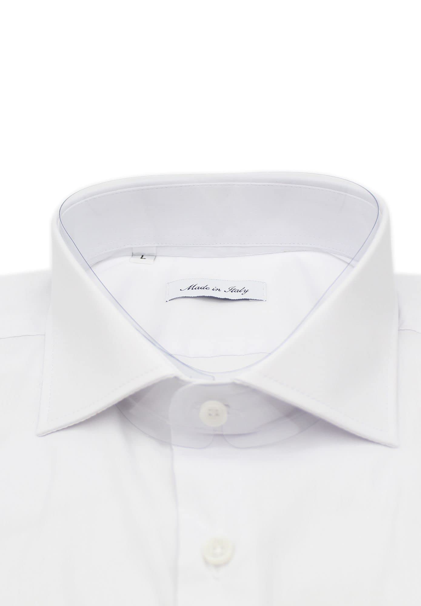 Ciabalù Camicia Uomo Slim Fit Elegante Sartoriale Made in Italy Classica da Abito Collo Francese