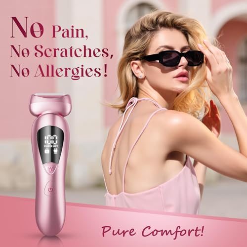 45% Off Cordless Electric Razor for Women - Rechargeable & Waterproof