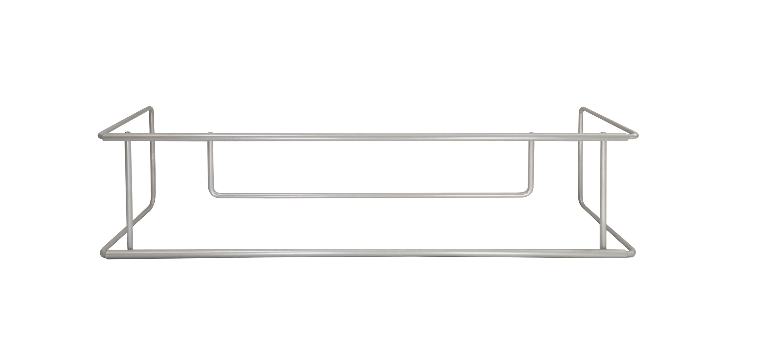Balconcillo para Macetas, Portamacetas Ventana, Protector de macetas Ventana, Extensible 62-101 cm, Acero Lacado, Gris Plata | Incluye Tornillería