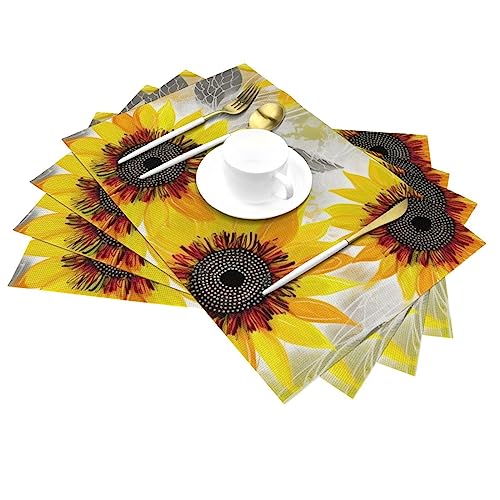Set de table extérieur et intérieur pour repas de jardin d'été - 4