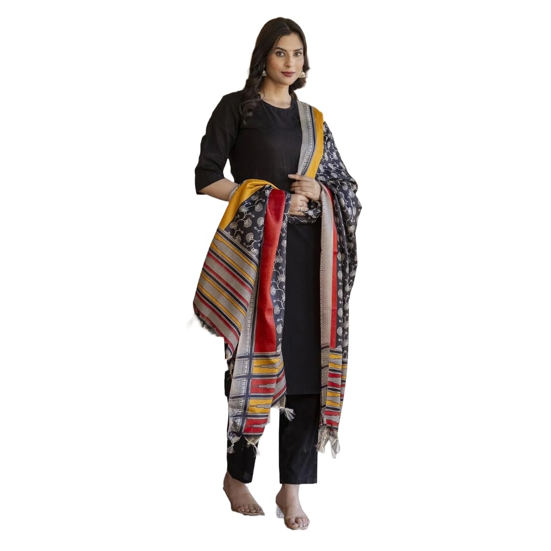 Women Kurti and Palazzo Set with Dupatta | Ladies Kurta Pants Salwar Suit Ready to Wear