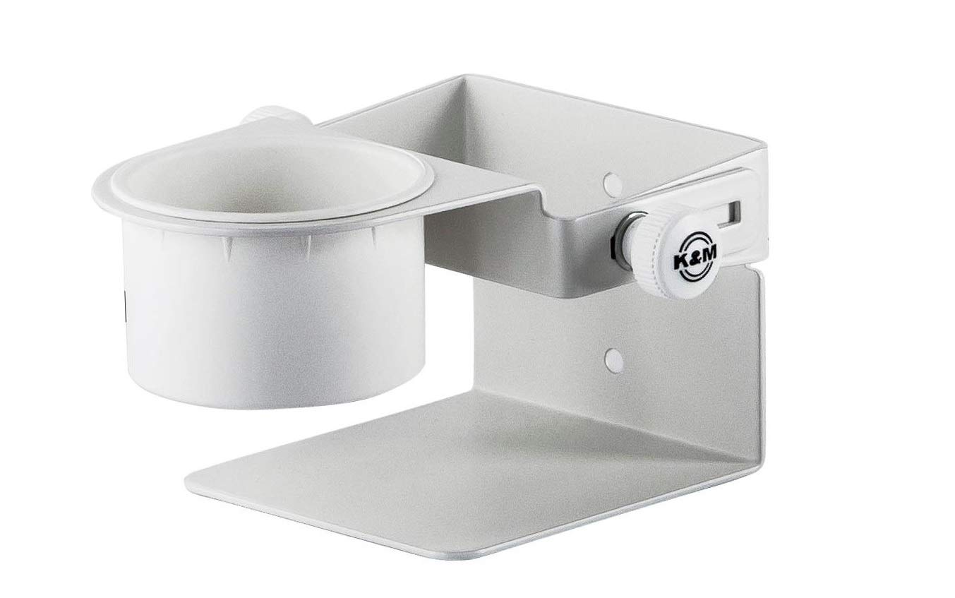 K&amp;M - Konig &amp; Meyer 80370 - Disinfectant Table Stand or Wall Mount Holder Dispenser - Self-Serve Hand Sanitizer Station - Fits Most Sanitizing Containers (Bottle Not Included) - Made in Germany