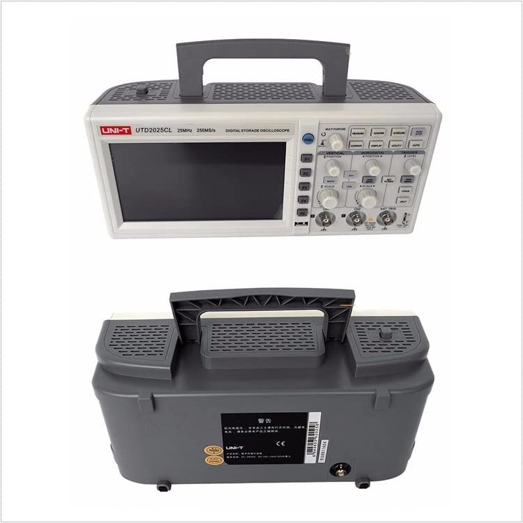 Uni-T UTD2025CL - Osciloscopio de memoria digital de 2 canales, 250 MSa/s, 2000 wfms/s, 25 MHz
