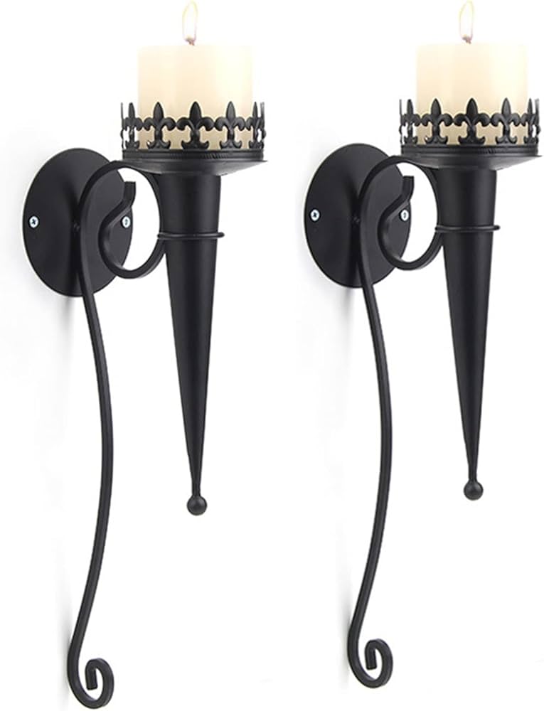 Amazon|キャンドル燭台壁装飾、エレガントな壁掛け燭台、壁掛け Amazon|キャンドル燭台壁装飾、エレガントな壁掛け燭台、壁掛け