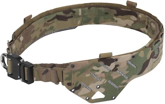 Multicam ARC Tactical Battle Belt, Combat Molle Belt with Cobra Buckle, Mens Heavy Duty Belt Accessory for Hunting/Airborne Cp,M