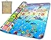 Gutsbox Tappeto Gioco Bambini Tappetino Bambini Morbido Pieghevole Bambini Tappetino, Antitrauma Impermeabile Tappeto Giochi Neonato, Tappeto Bambini Cameretta (Oceano, 150_x_180_cm)