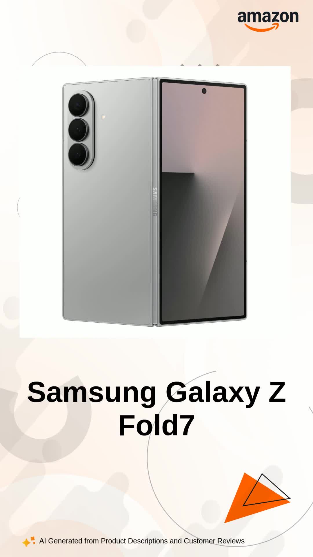 ２１，5ｇ　THE MIRACLE GENERATION 7　TARGET Samsung Galaxy Z Fold7 5G Mobile with Galaxy AI
