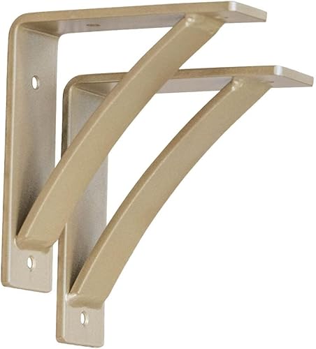 Miniatura 102 de Rustic Red Door Co. Soporte triangular de acero resistente para estante flotante, pequeño decorativo, soporte de estantería de bricolaje