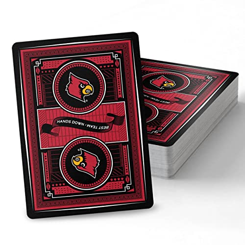 Image of YouTheFan NCAA Officially-Licensed Playing Cards - Original Artwork on All face Cards and Jokers - Team's Official Colors - Quality Linen Texture - Designed in The USA