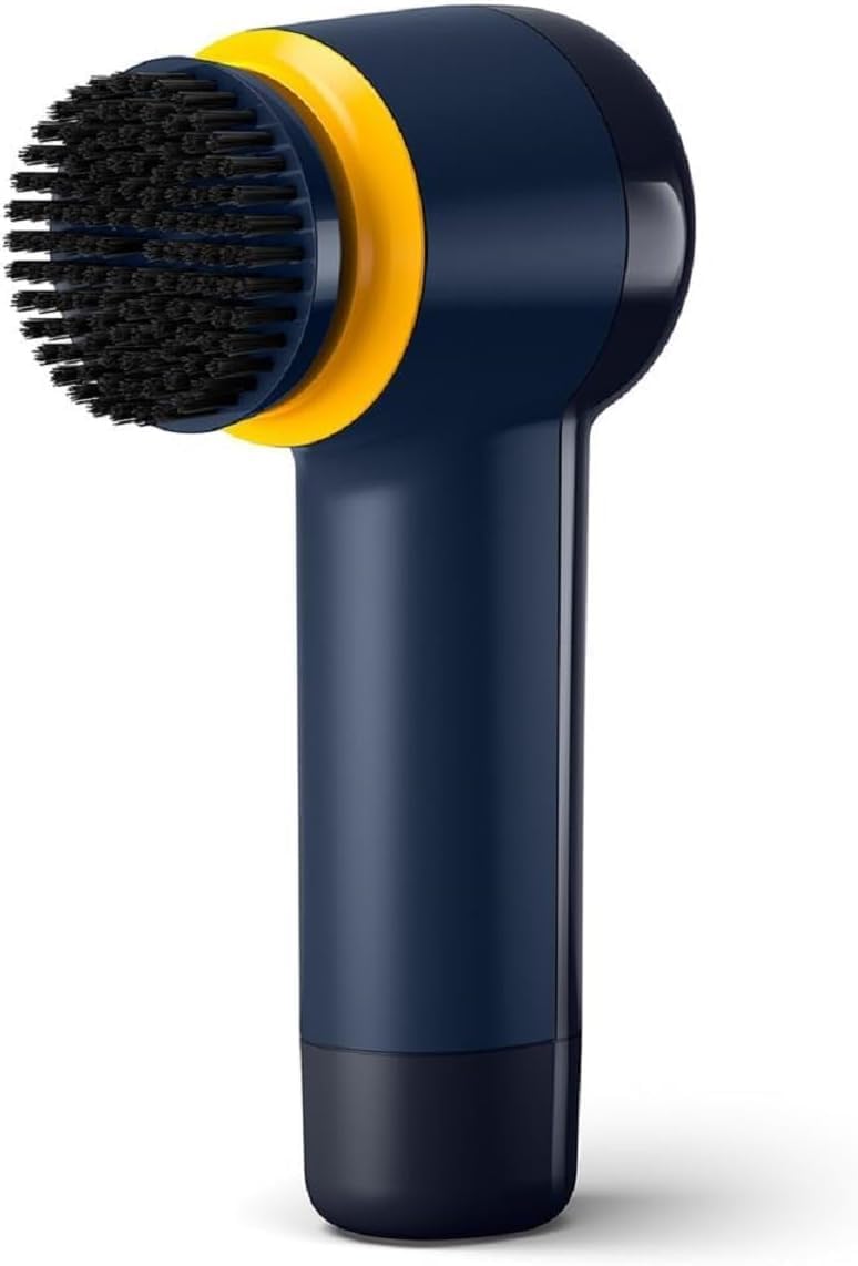 Philips Sneaker Cleaner - Trainer Cleaning Kit with 3 Brush Heads, 3X brushhead Blue/Yellow, 4X AA Battery, Blue (GCA1000/60)