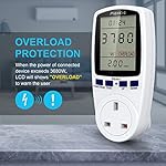 Maxcio-Power-Monitor-with-Backup-Battery-13A-Watt-Meter-with-7-Monitoring-Modes-Overload-Warning-Electricity-Consumption-Plug-Meter-Large-LCD-Display-Watt-Volt-Amp-Analyzer-for-Home-Appliances