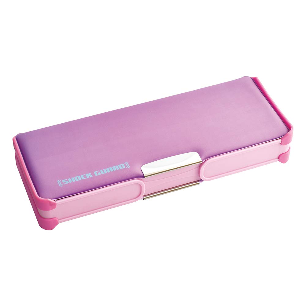 Amazon.co.jp: デビカ 筆箱 ショックガード 両面筆入れ パープル