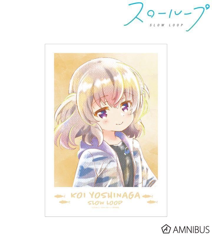 スローループ　吉永恋　アートキャンパス　＆　Ａ３ポスター　セット Amazon.co.jp: スローループ 吉永恋 アートキャンパス A3