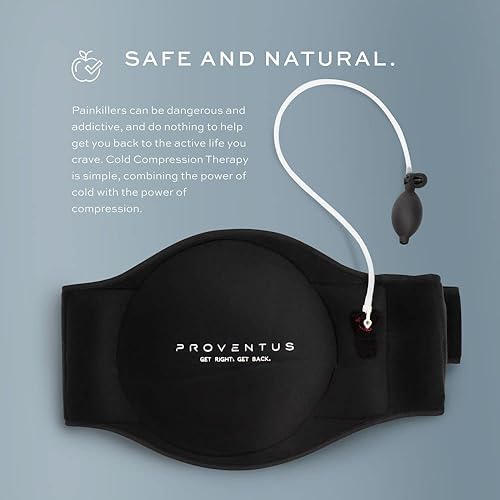 Miniatura 2 de Envoltura trasera de compresión fría: recuperación ortopédica. Alivio del dolor y recuperación poscirugía. Reduce el dolor y la inflamación.