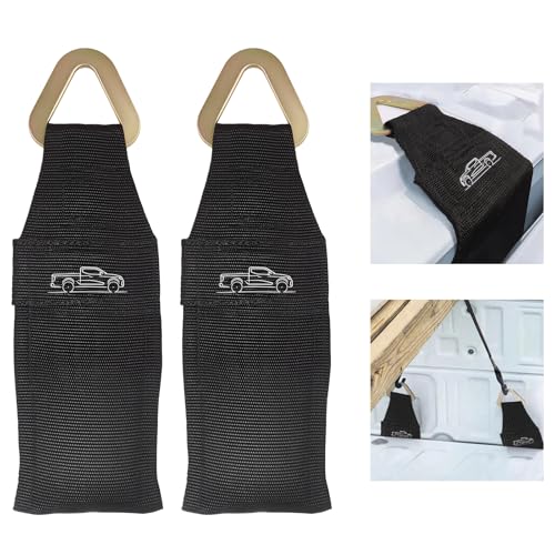 EZ Truck Bed Buddy Down Anchors - Can Easily Secures Your Ratchet Straps - Heavy-Duty Tie Down Anchors for Most Truck Bed & Tailgate Tie Downs (2 Pack)