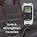 TensCare Perfect EMS - Strengthen, Rehabilitate and Tone Muscles. Recover Faster from Injuries. TENS Program for Pain Relief