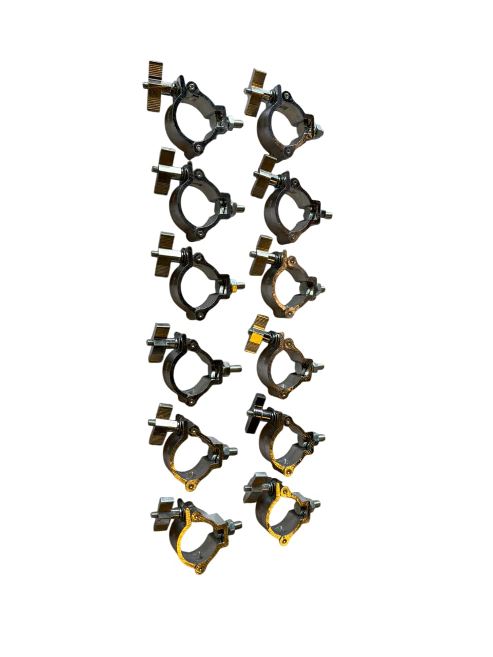 LEO-LEON Stage Lighting Truss Round Clamp, 2 Inch Aluminium Hook, 12 x 5 x 14 cm, 900 grams, Pack of 12-image-26