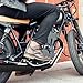 Klanata Motorcycle Exhaust Heat Shield, Heat Wrap for Exhaust Pipe, Universal Muffler Cover Heel Guar, 228 x 64mm / 9'' x 2.5'', for Motorbikes with 50mm-70mm Exhaust Pipe Diameter