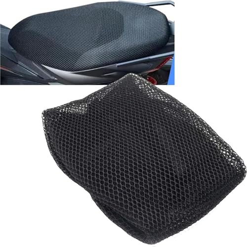 Funda de asiento motocicleta Aprilia SR GT 200 125 con descompresión negra