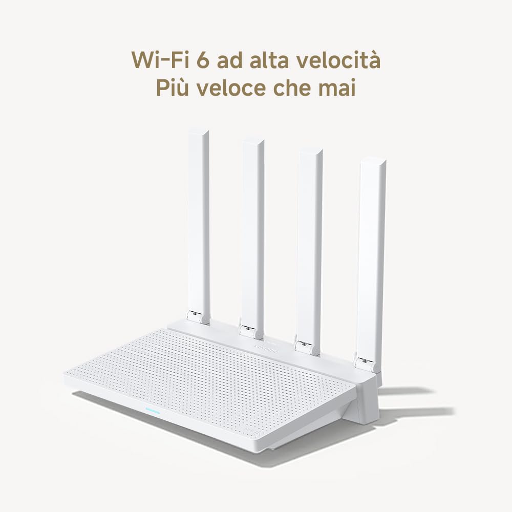 Router WiFi6 AX3000 - Porta Gigabit, Sistema Mesh, Prestazioni Elevate per Multipli Dispositivi