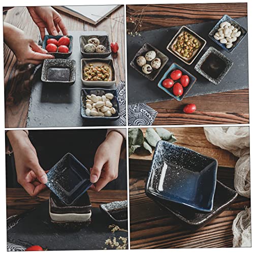 Juego de 5 platos de cerámica estilo japonés para sushi miniatura 5