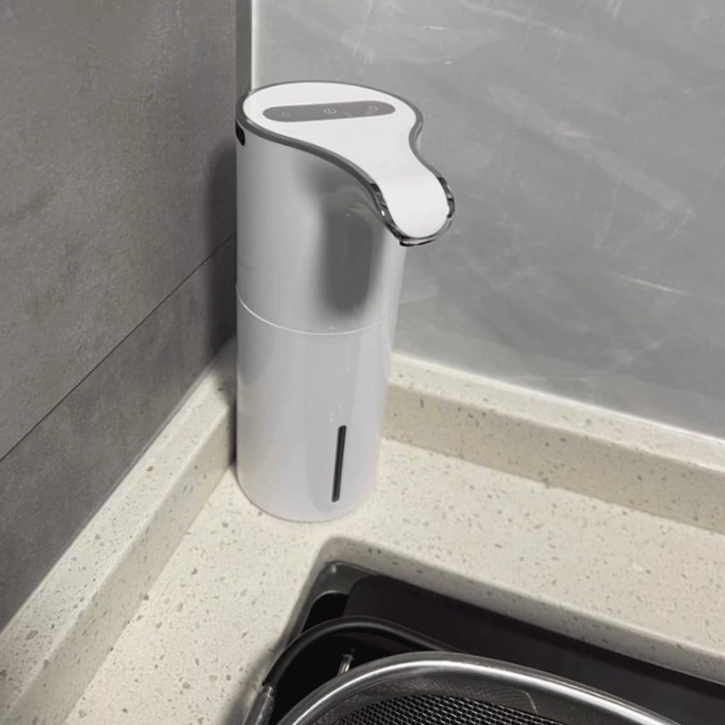 Automatische zeepdispenser Kunststof douchedispensers Verstelbare doseerniveaus Zeepdispenser 450 ml (15,8 oz)