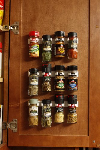 Image of Bellemain Spice Gripper Clips for Plastic Jars - Set of 3, Holds 12 Jars