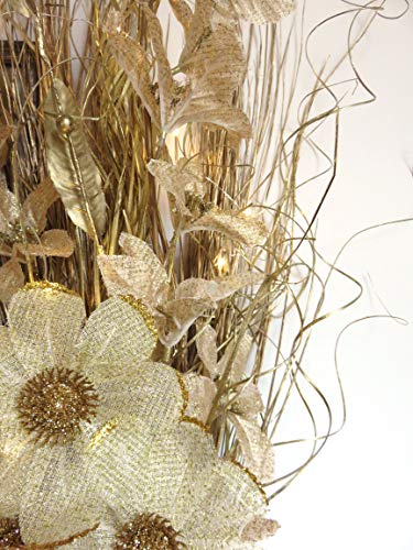 Link Products - Vasi in legno con fiori ed erba