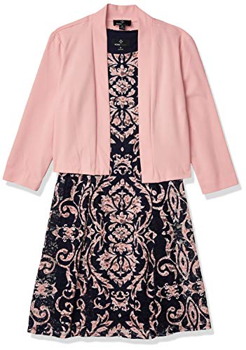 Ronni Nicole Women's Jacket Dress, Navy Blush, 10
