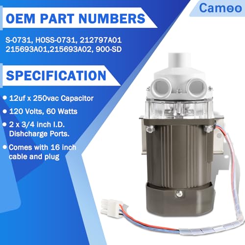 Camoo S0731 S-0731 Ice Machine Motor Replacement For Hoshizaki 900-Sd thumb #1
