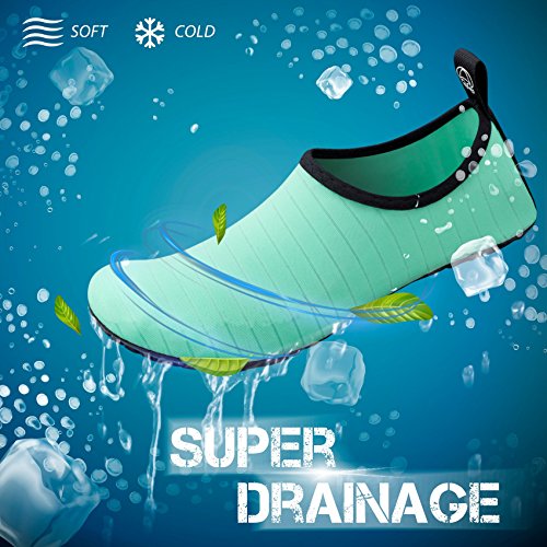 Image of SIMARI Water Shoes for Women Men Swim Aqua Socks Beach Pool Essentials Barefoot Surf River Boat Kayak Sea Yoga Sand Exercise Sport Accessories Breathable Quick-Dry Adult Youth Kid Size SWS001