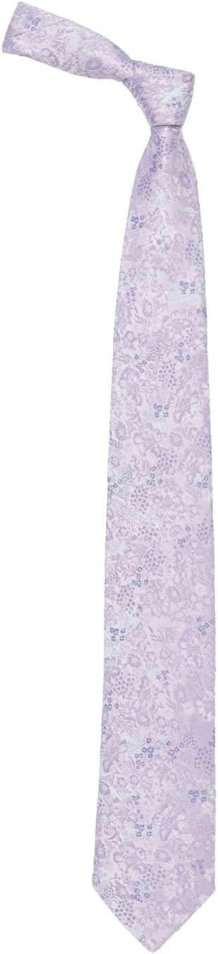 Men Lilac Embroidered Tie