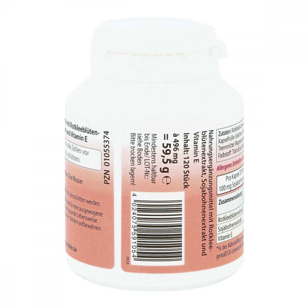 Soja Isoflavon Kapseln 60 mg + E 120 stk
