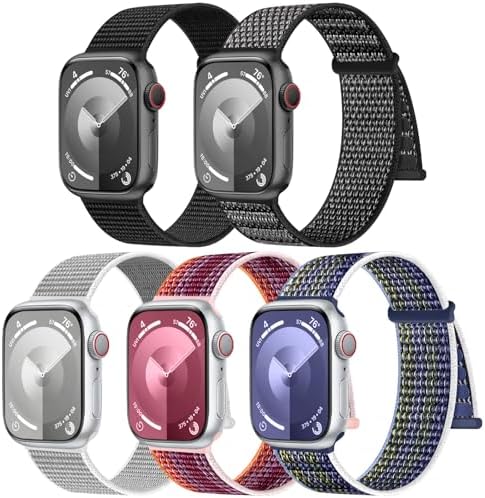 Maledan Bands Compatible with Apple Watch Band 42mm 44mm 45mm 49mm 38mm 40mm 41mm Men Women, Sport Loop Strap Bracelet Replacement Wristband for Apple iWatch Series 11 10 9 8 7 6 5 4 3 SE Ultra 2