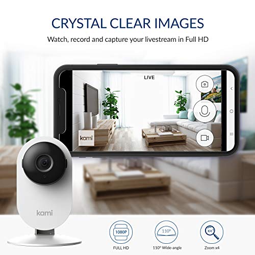 KAMI Security Camera with Face Detection by YI Technology, 1080p Wifi Home Camera Indoor, Human and Sound detection, Motion Alerts, Night vision, Cloud storage, support micro SD card, Works with Alexa - Image 6