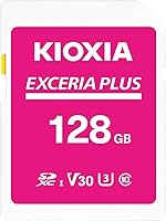 KIOXIA(キオクシア)【日本製】SDカード 128GB EXCERIA PLUS UHS-I U3 V30 Class10 SDXC 最大読出速度100MB/s 最大書込60MB/s 4K対応 国内サポート正規品 メーカー保証5年 KLNPAE128G