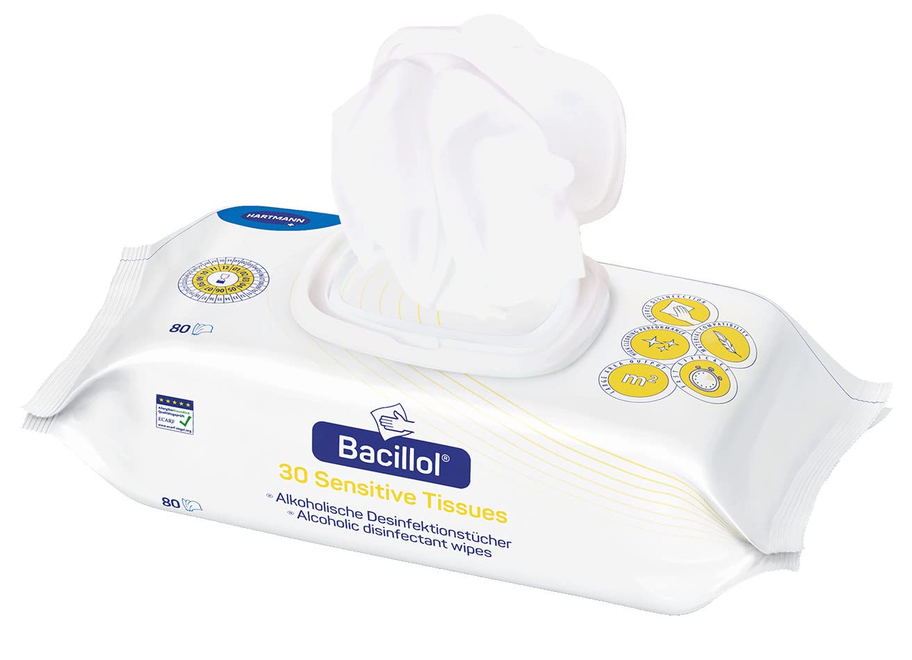 Bode Bacillol 30 Sensitive Tissues Desinfektionstücher (6 x 80 = 480 Stück)