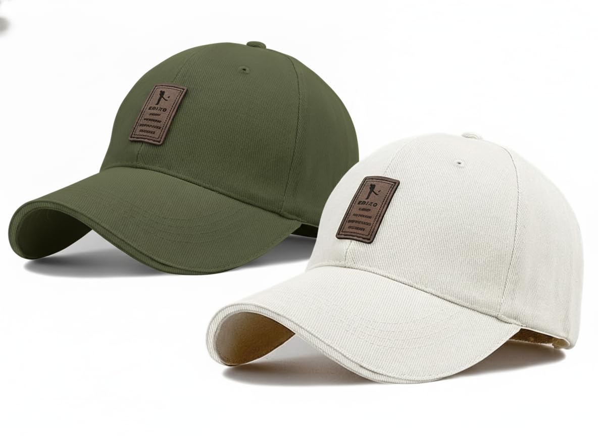 Unisex Baseball Cap for Men & Women with Adjustable Strap | All Sports Cap for Outdoor, Running, Golf, Hiking, Casual Wear | Stylish Sun Protection Caps Pack of 2-image-10