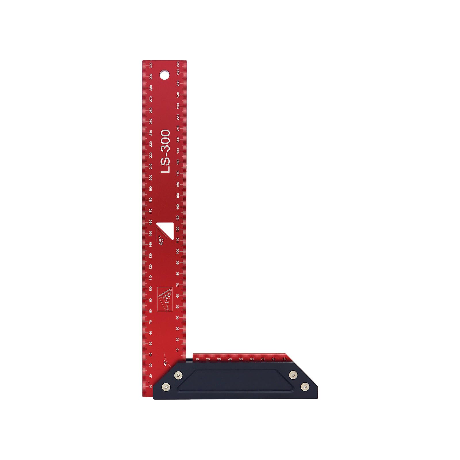 Jazuaiao Professional Carpentry L Square Accurate Measuring Tool Suitable For Furniture Manufacturing And Engineering Application Clear Scale Measurement