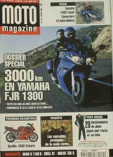 Moto Magazine - 3000 km en yamaha FRJ 1300 - 175