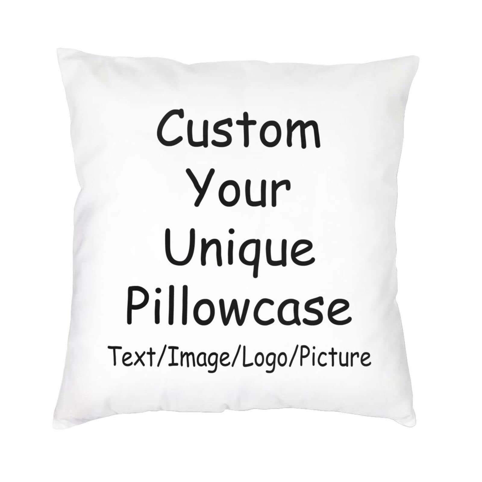 Custom Decorative Pillowcase Personalized Two-Sides Design Photo or Text Pillow Covers Customized Pillowcase Gifts