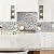 STICKGOO Herringbone Peel and Stick Backsplash, 10 Sheets Marble Grey Look Stick on Backsplash for Kitchen Wall Decor, PVC Self Adhesive Tiles