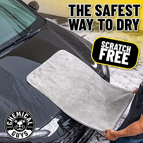 Chemical Guys MIC1995GGB Mammoth Bundle - 1 Blue Woolly Mammoth Microfiber Dryer Towels (36"x 25") 2 Grey Woolly Mammoth Microfiber Dryer Towel (36"x 25") Cars, Trucks, Pets, Messes - 3 Towel Kit - image 3