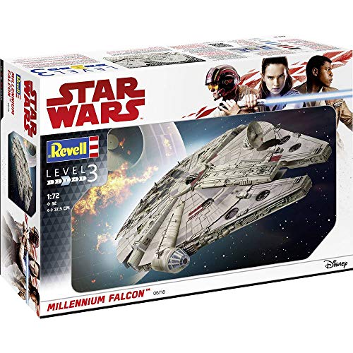 Revell 06718 Modellbausatz Millennium Falcon, 1:72 Scale, Mehrfarbig