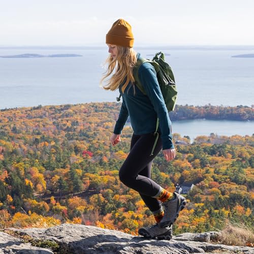 Image of Darn Tough Women's Vanna Grizzle Boot Midweight Hiking Socks, Merino Wool Crew, Breathable Lightweight Hiking Gear