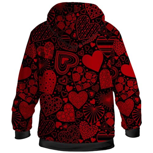 Valentines Jacket for Women Men Winter Fleece Sweatshirt Long Sleeve Hooded Full Zip Up Hoodies Coat with Pockets2