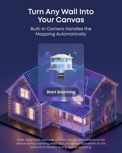 Image of Soundcore Nebula SpaceFlow AI Mapping Kit: 3D Mapping Projection Accessory with AR Effect, Auto 3D Surface Scanning, 100+ Ready-to-Use Templates, AI Fusion Tech - Compatible with Nebula X1 Pro & X1